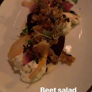Blue Duck Tavern - Beet salad with blue cheese mousse - New American Near Me - Washington, DC, District of Columbia
