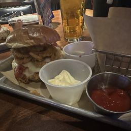 Grilled chicken sandwich chipotle bbq