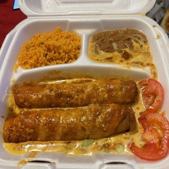 El Taco Jalisco - 34. Chimichangas (Beef) - Mexican Near Me - Killeen, Texas El Taco Jalisco - 34. Chimichangas (Beef) - Mexican Near Me - Killeen, Texas