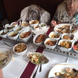 Sari - En een deels al aangevreten heerlijke rijsttafel 'Sari'. We hebben genoten!!