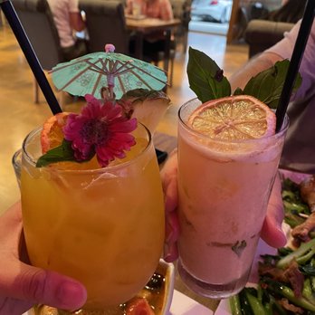 Thaicoon - Pineapple mock tail and thaicolada - Thai Near Me - Katy, Texas Thaicoon - Pineapple mock tail and thaicolada - Thai Near Me - Katy, Texas
