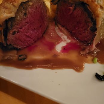 Hugo's Cellar - Beef Wellington, medium rare - American Near Me - Las Vegas, Nevada Hugo's Cellar - Beef Wellington, medium rare - American Near Me - Las Vegas, Nevada