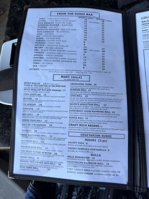 Menu photo 3 Oku Santa Barbara, CA