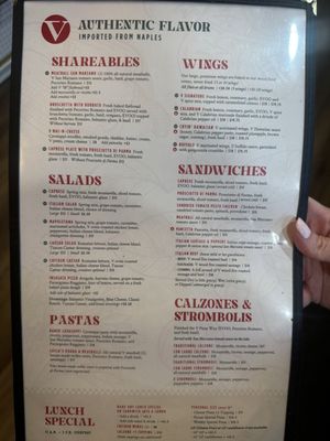 Menu photo 5 V Pizza + Sidecar Jacksonville, FL Menu photo 5 V Pizza + Sidecar Jacksonville, FL
