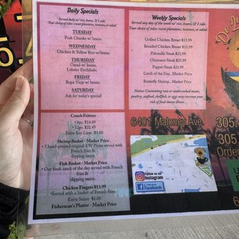 De Luna's cafe - Menu - Cuban Near Me - Key West, Florida