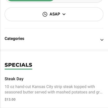 Shark's - Steak dinner that is supposed to be dine in only - Pool Halls Near Me - Shawnee, Kansas Shark's - Steak dinner that is supposed to be dine in only - Pool Halls Near Me - Shawnee, Kansas