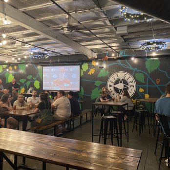 West Side Brewing - Taproom with mural - Breweries Near Me - Cincinnati, Ohio