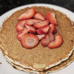 Bagelmania - Strawberry chocolate chip Pancakes
