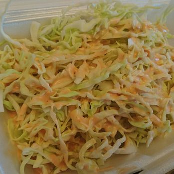 Vesta Grill - coleslaw in a styrofoam container - Barbeque Near Me - Coquitlam, British Columbia