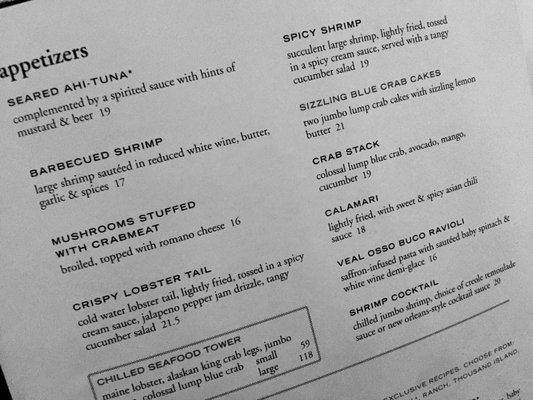Menu photo 8 Ruth's Chris Steak House Roseville, CA