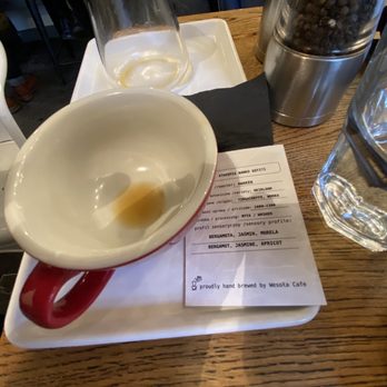 Wesoła Cafe - Coffee (server pushed back on using any milk/cream!) - Coffee & Tea Near Me - Kraków, DS