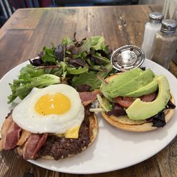 Breakfast burger Breakfast burger