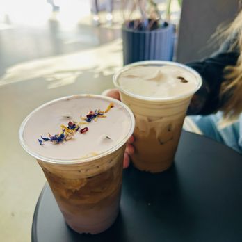 Dr.ink - Blueberry Iced Latte + Butterscotch Iced latte - Coffee & Tea Near Me - San Jose, California