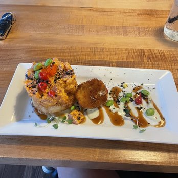 Scratch Kitchen and Taproom - Ahi sushi tuna round app - American Near Me - Cary, North Carolina Scratch Kitchen and Taproom - Ahi sushi tuna round app - American Near Me - Cary, North Carolina