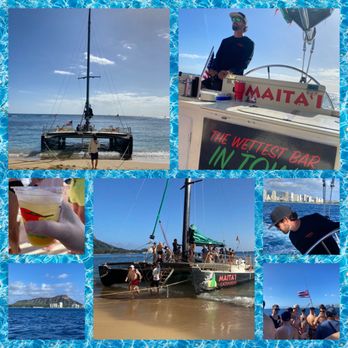 Maita'i Catamaran - Montage of images from Maita'i Catamaran - Boating Near Me - Honolulu, Hawaii Maita'i Catamaran - Montage of images from Maita'i Catamaran - Boating Near Me - Honolulu, Hawaii