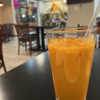 Thai Paradise Restaurant - Las Vegas - Thai iced tea with more milk - Thai Near Me - Las Vegas, Nevada
