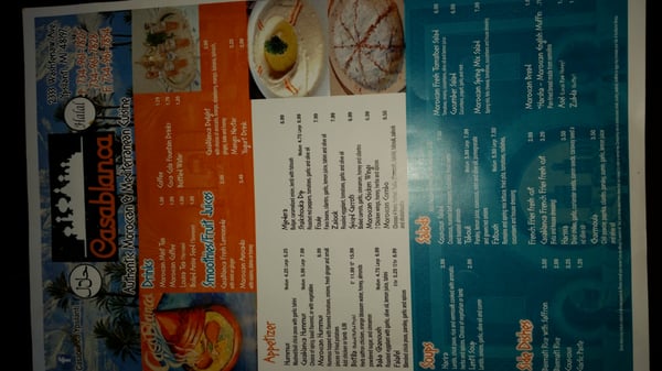 Menu photo 8 Casablanca Ypsilanti, MI Menu photo 8 Casablanca Ypsilanti, MI