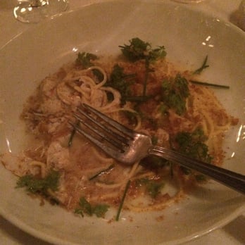 FIG - Stone crab spaghetti - New American Near Me - Charleston, South Carolina