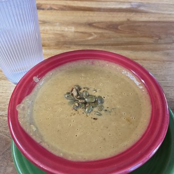 Tower Cafe - Soup Du Jour - Seasonal Pumpkin soup - Breakfast & Brunch Near Me - Sacramento, California