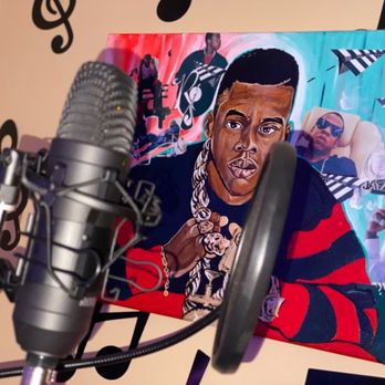 Black Russian Studios - Dope painting of Jay-Z at Tammi Jean studio - Music Production Services Near Me Black Russian Studios - Dope painting of Jay-Z at Tammi Jean studio - Music Production Services Near Me