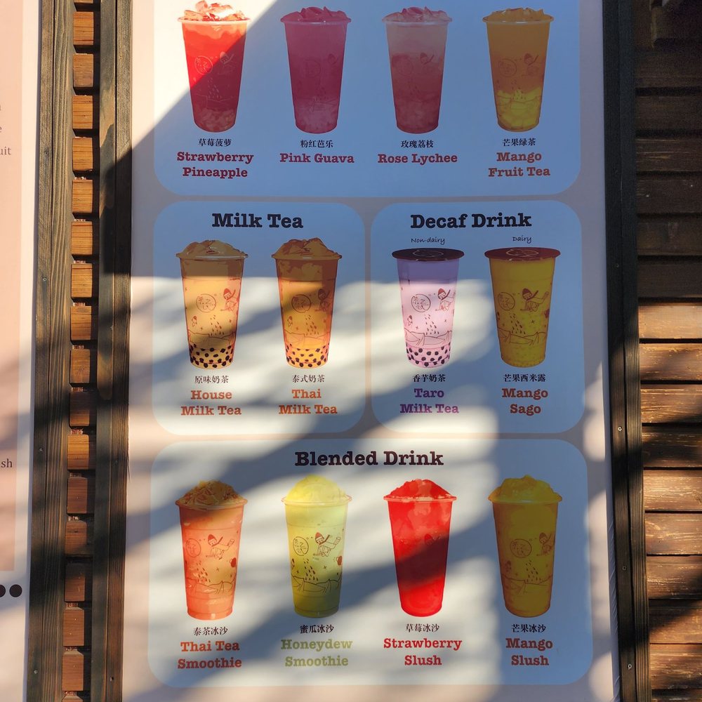 Tea Heart - Menu @purplieeats - Shaved Snow Near Me - Pleasanton, California Tea Heart - Menu @purplieeats - Shaved Snow Near Me - Pleasanton, California