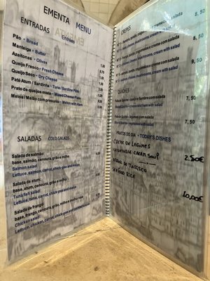 Menu photo 2 Cafetaria do Museu do Azulejo Lisbon, 11 Menu photo 2 Cafetaria do Museu do Azulejo Lisbon, 11