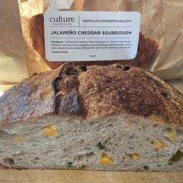 Jalapeño/cheddar sourdough bread Jalapeño/cheddar sourdough bread
