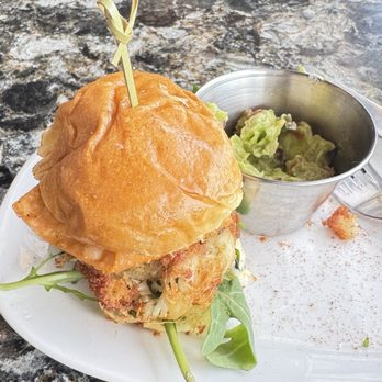 Silver Social - Crabcake Sliders ...comes with 2 but I ate 1 before the picture was taken. - New American Near Me - Washington, DC, District of Columbia Silver Social - Crabcake Sliders ...comes with 2 but I ate 1 before the picture was taken. - New American Near Me - Washington, DC, District of Columbia