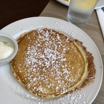 Shorehouse Kitchen - Side pancake flavor was delicious and crispy edges were great but it's a bit thin. - Breakfast & Brunch Near Me - Carlsbad, California