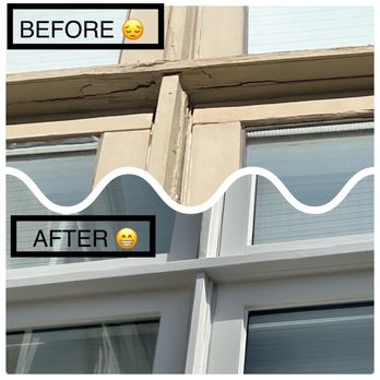 JCE Painting - The wood frame of this window was crumbling apart! It needed a new piece of wood and now looks amazing! - Painters Near Me
