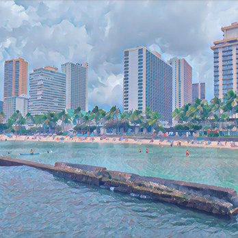 Waikiki Beach - View from Waikiki Walkway - Beaches Near Me Waikiki Beach - View from Waikiki Walkway - Beaches Near Me