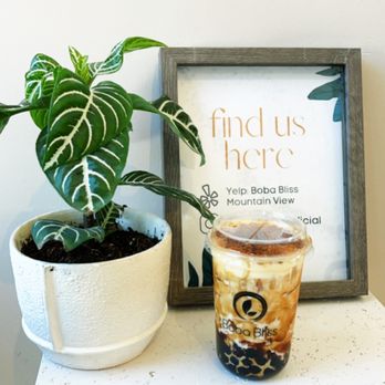 Boba Bliss - Creme brulee pearls latte - Bubble Tea Near Me - Mountain View, California Boba Bliss - Creme brulee pearls latte - Bubble Tea Near Me - Mountain View, California