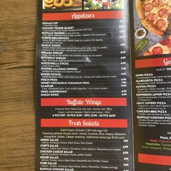 Steak Plus Pizza - Menu