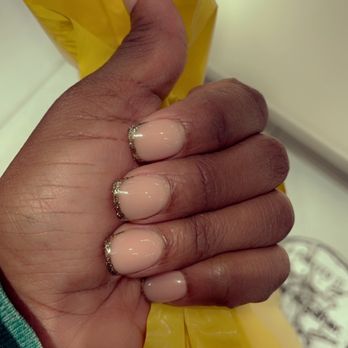 Vida Nail Spa - Ann Vida Nail Spa glitter French tips - Nail Salons Near Me - Oakley, California Vida Nail Spa - Ann Vida Nail Spa glitter French tips - Nail Salons Near Me - Oakley, California