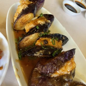 Lei Garden - Eggplant with shrimp - Dim Sum Near Me - Cupertino, California Lei Garden - Eggplant with shrimp - Dim Sum Near Me - Cupertino, California