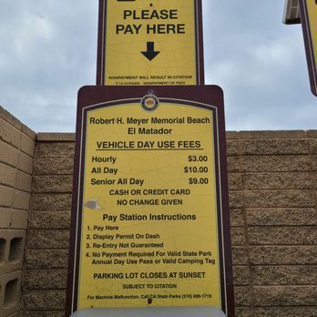 El Matador State Beach - Parking tickets pay station - Beaches Near Me - Malibu, California El Matador State Beach - Parking tickets pay station - Beaches Near Me - Malibu, California