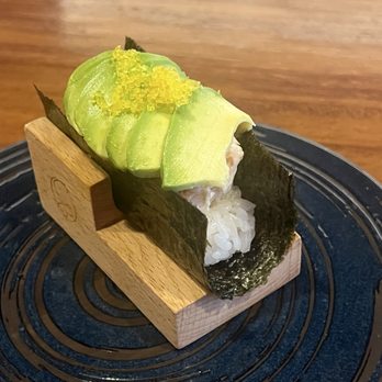 Sushi Tokoro - Shrimp and Avocado Handroll - Sushi Bars Near Me - New York, New York Sushi Tokoro - Shrimp and Avocado Handroll - Sushi Bars Near Me - New York, New York