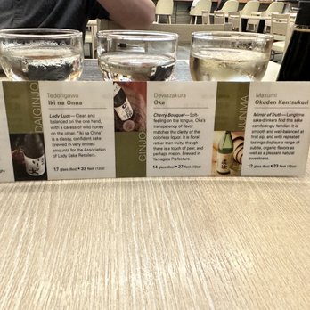 Rinka - Sake flight! - Japanese Near Me - Honolulu, Hawaii Rinka - Sake flight! - Japanese Near Me - Honolulu, Hawaii