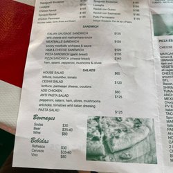 Mama Rita's Pizzeria - Menu