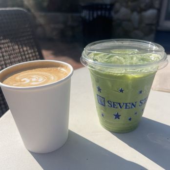 Seven Stars Bakery - Cortado and iced matcha - Bakeries Near Me - Cranston, Rhode Island Seven Stars Bakery - Cortado and iced matcha - Bakeries Near Me - Cranston, Rhode Island