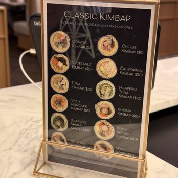 Kunjip Tofu - kimbap menu - only can be ordered to go - Korean Near Me - Mountain View, California Kunjip Tofu - kimbap menu - only can be ordered to go - Korean Near Me - Mountain View, California