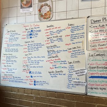Taqueria La Cumbre - Menu - Mexican Near Me - San Francisco, California Taqueria La Cumbre - Menu - Mexican Near Me - San Francisco, California