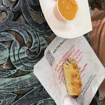 Ben's Soft Pretzels - My husband loved the Pretzel Dog - Pretzels Near Me - St. Augustine, Florida