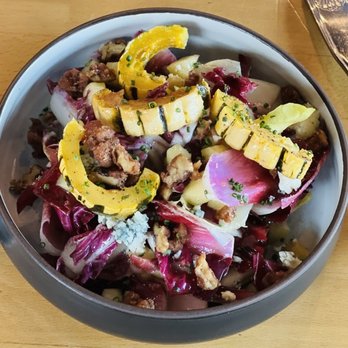 Bar Becky - Chopped salad- radicchio, grilled squash, blue cheese, walnuts in a maple vinaigrette - Italian Near Me - Long Beach, California