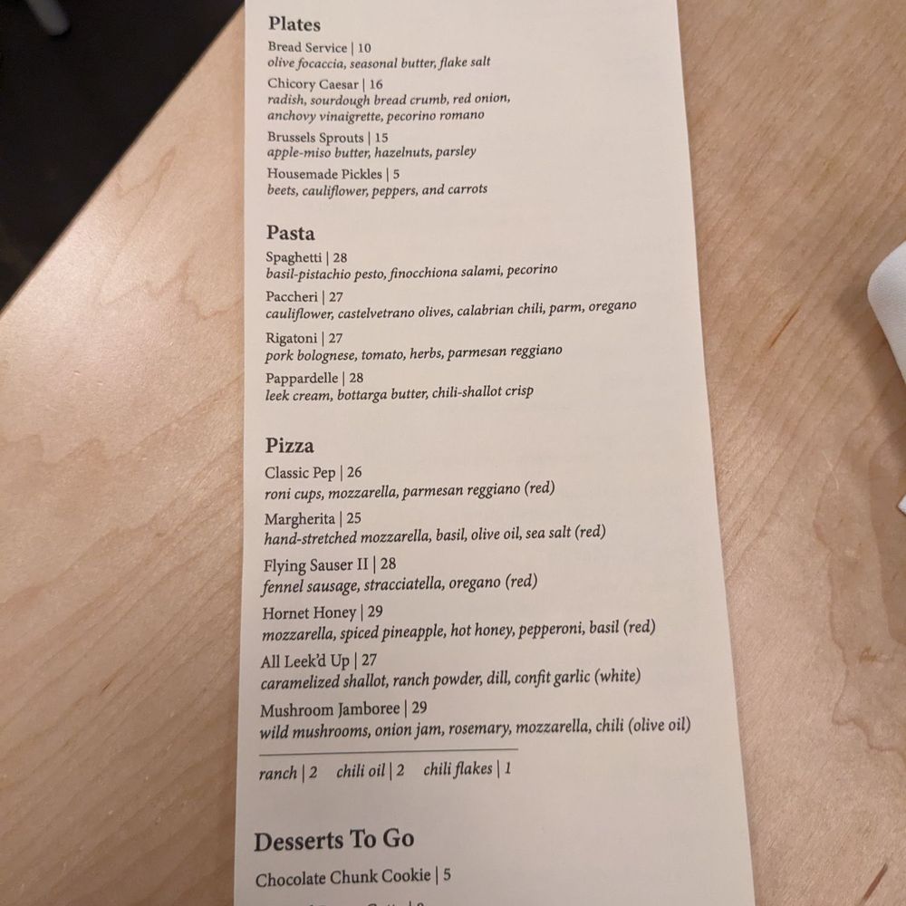 Cornelly - Menu - Italian Near Me - Seattle, Washington