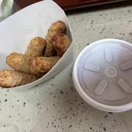 Cheese sticks in the air fryer... different.