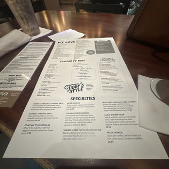 Tibby's New Orleans Kitchen - Menu - Cajun/Creole Near Me - Brandon, Florida Tibby's New Orleans Kitchen - Menu - Cajun/Creole Near Me - Brandon, Florida