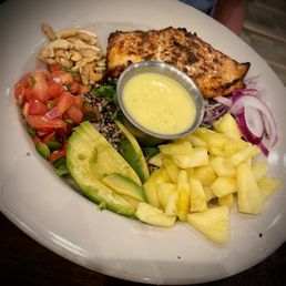 Pizza Luce Jerk salmon bowl Pizza Luce Jerk salmon bowl