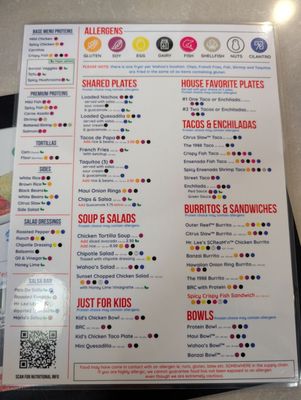Menu photo 1 Wahoo's Fish Taco Irvine, CA