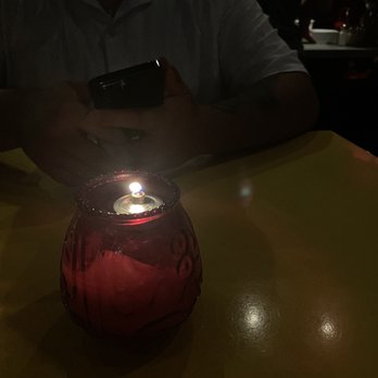Home Slice Pizza - Candlelit interior - Pizza Near Me - Austin, Texas